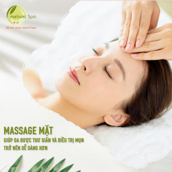 Massage da mặt giúp hỗ trợ điều trị mụn hiệu quả