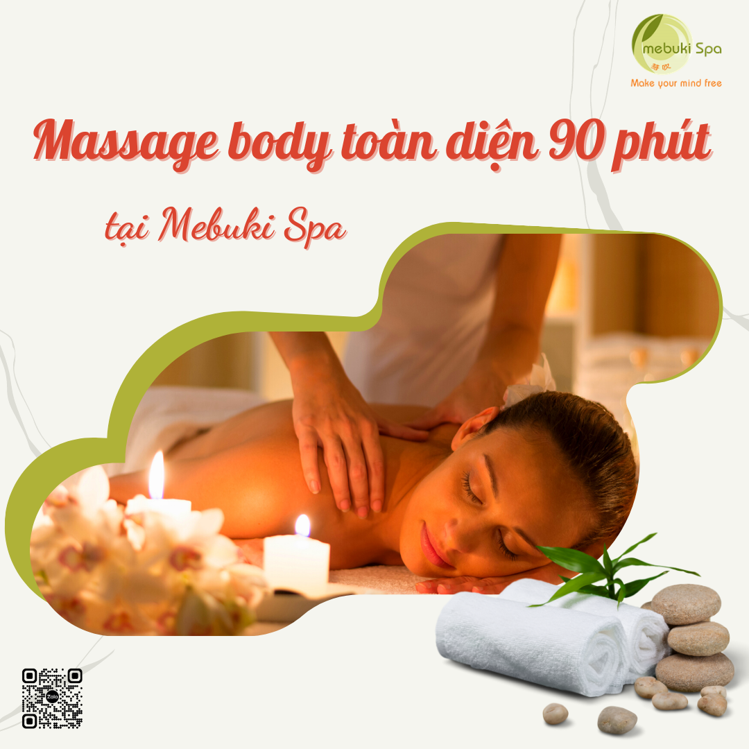 Dịch vụ massage toàn diện tại Mebuki Spa